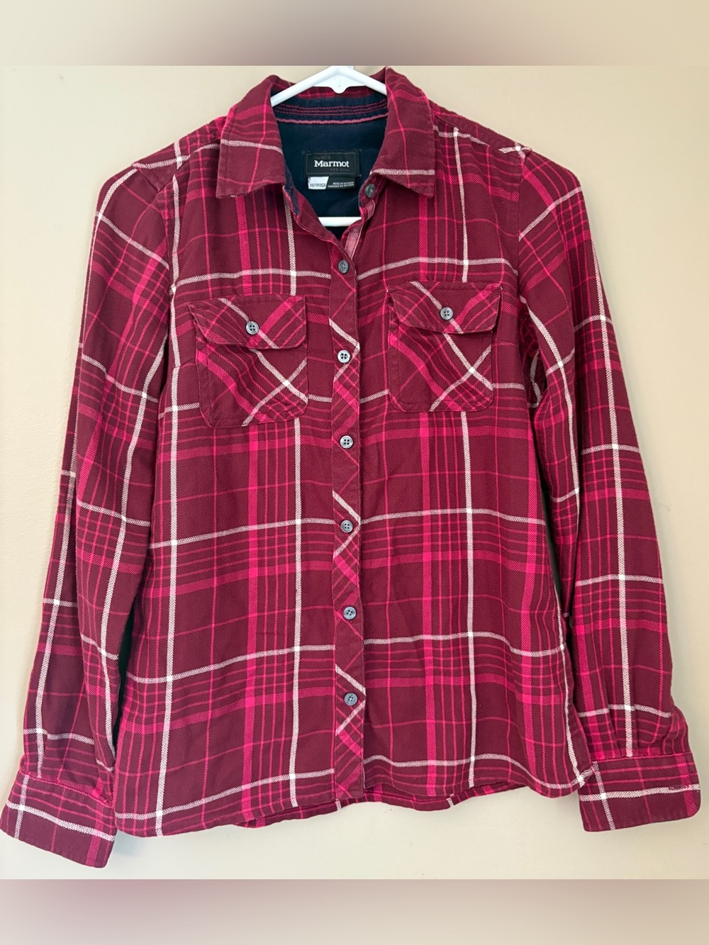 Marmot Plaid Flannel Shirt XS